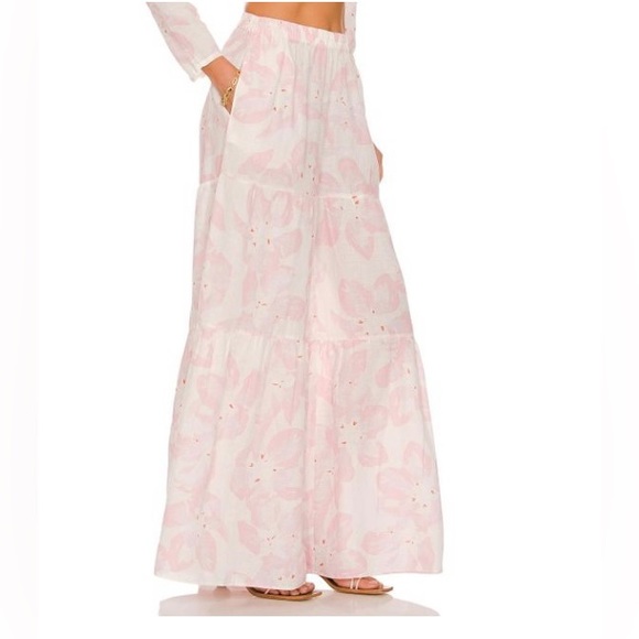 NWT Something Navy Pink Wide Leg Set - Picture 4 of 7